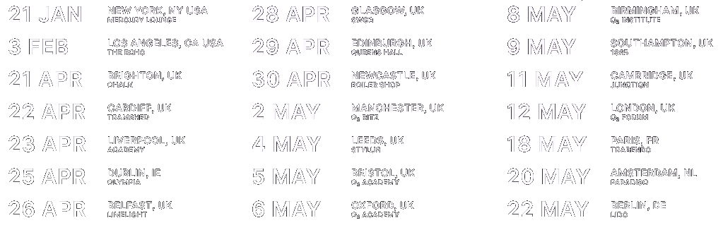 Bleed Tour